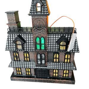Cracker Barrel Haunted House Light & Sound w/ Projection Halloween Mantle NIB
